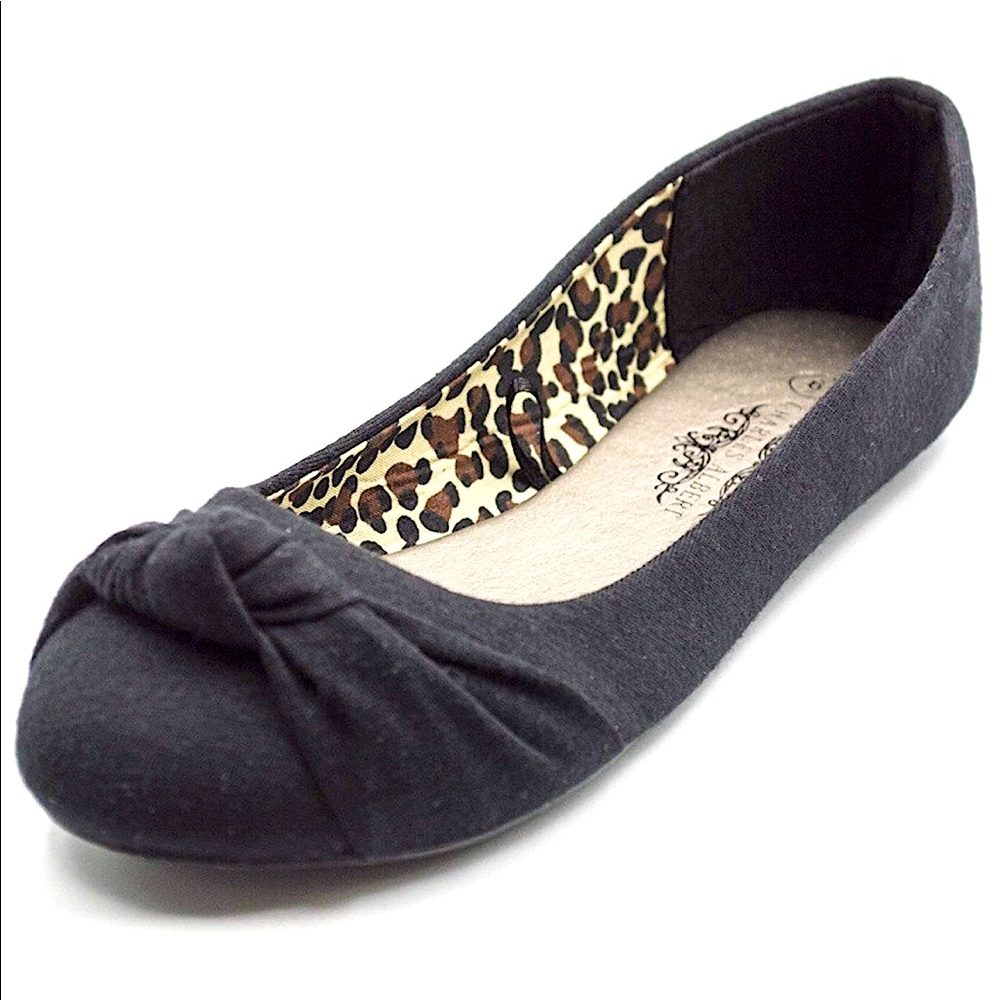 Top-Knot Ballet Flats